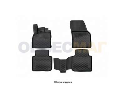 Коврики 3D в салон Format полиуретан, повышенная износостойкость 5 шт для Ford Explorer 2015-2021