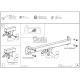 Фаркоп оцинкованный Galia шар A для BMW X3 E83 2004-2010