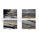 Пороги алюминиевые Rival Black для Skoda Kodiaq 2017-2021