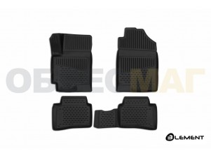 Коврики 3D в салон Element полиуретан 4 штуки на авто с комплектацией Comfort на HYUNDAI Solaris, 2017-, Comfort / Solaris KRS 2024 - /Solaris HS 2024-, 4 шт. (полиуретан) / Хендай Солярис ELEMENT3D2065210